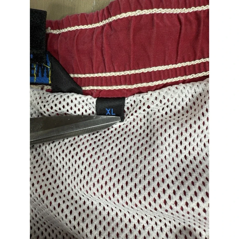 Vintage J Crew‎ Sport Swim Trunks Mens XL Burgundy Y2K